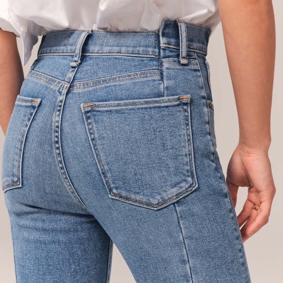 Abercrombie & Fitch The Super Skinny Ankle High Rise Jeans size 28 short - Picture 4 of 8